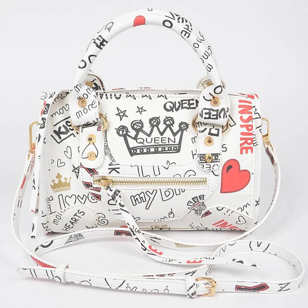 Graffiti Handle Bag