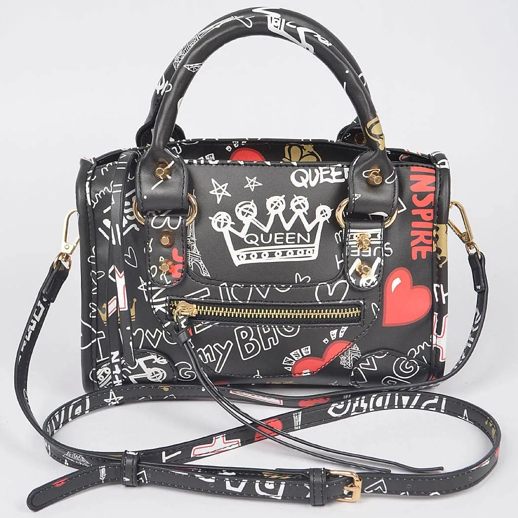 Graffiti Handle Bag