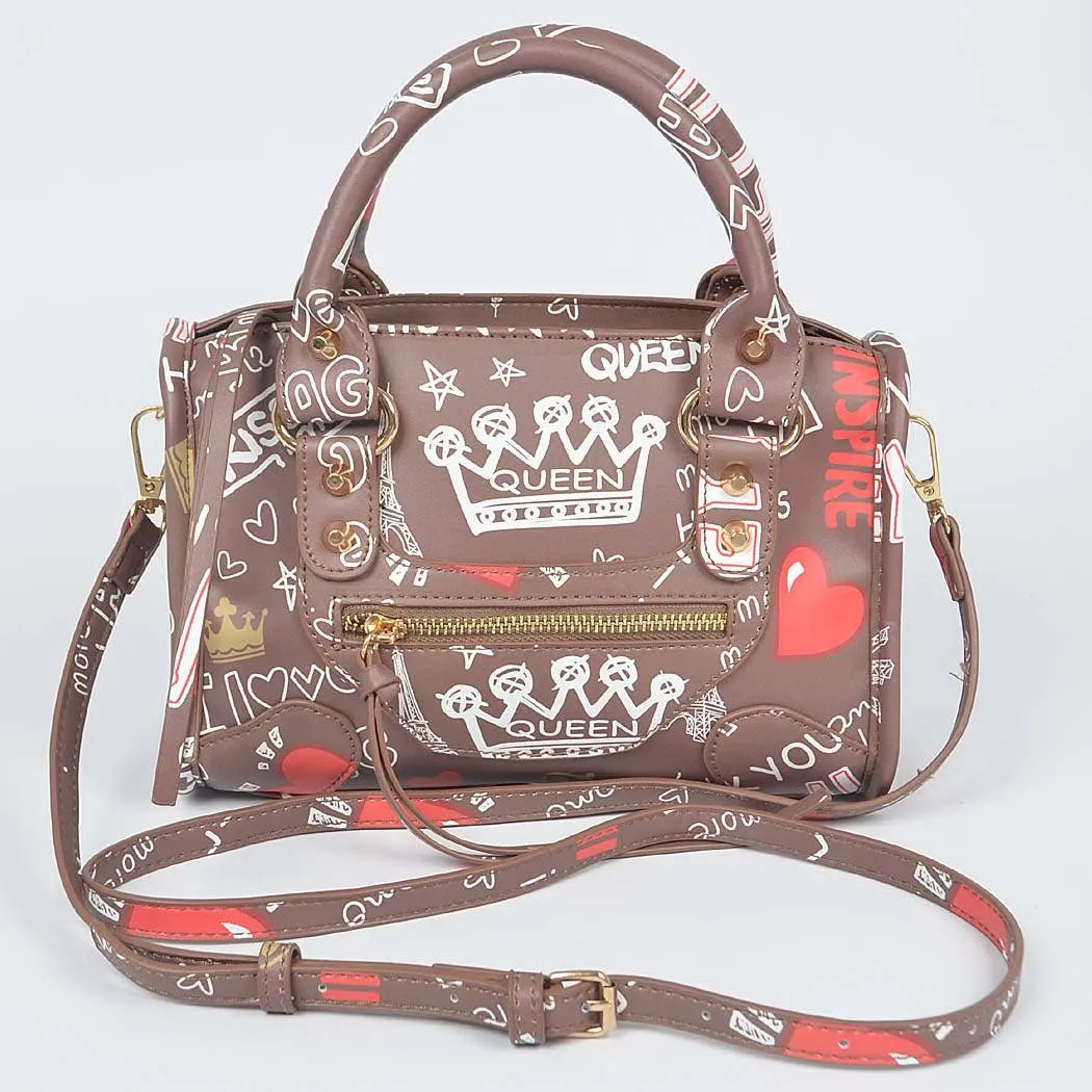 Graffiti Handle Bag