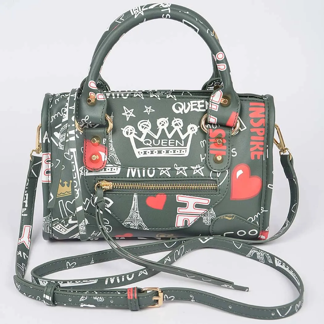 Graffiti Handle Bag
