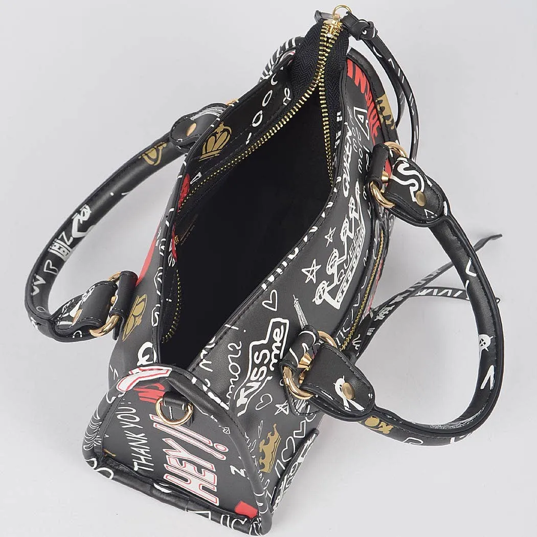 Graffiti Handle Bag