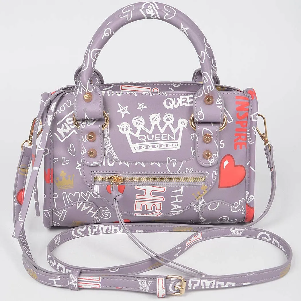 Graffiti Handle Bag