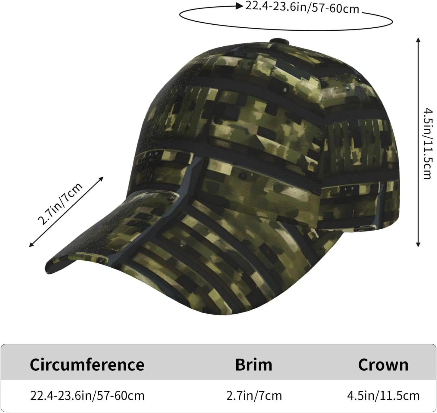 Graffiti Skateboard Print Adjustable Outdoor Cap,Baseball Cap,Unisex Casual Trucker Dad Hat Gift