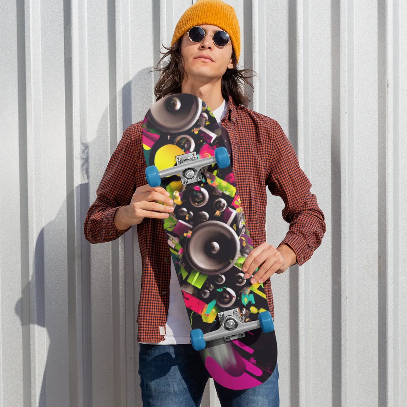 Graffiti Speaker Custom Skateboard