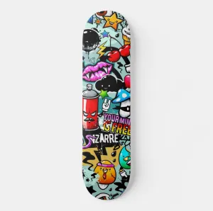 Graffiti Spray-Paint Art Skateboard