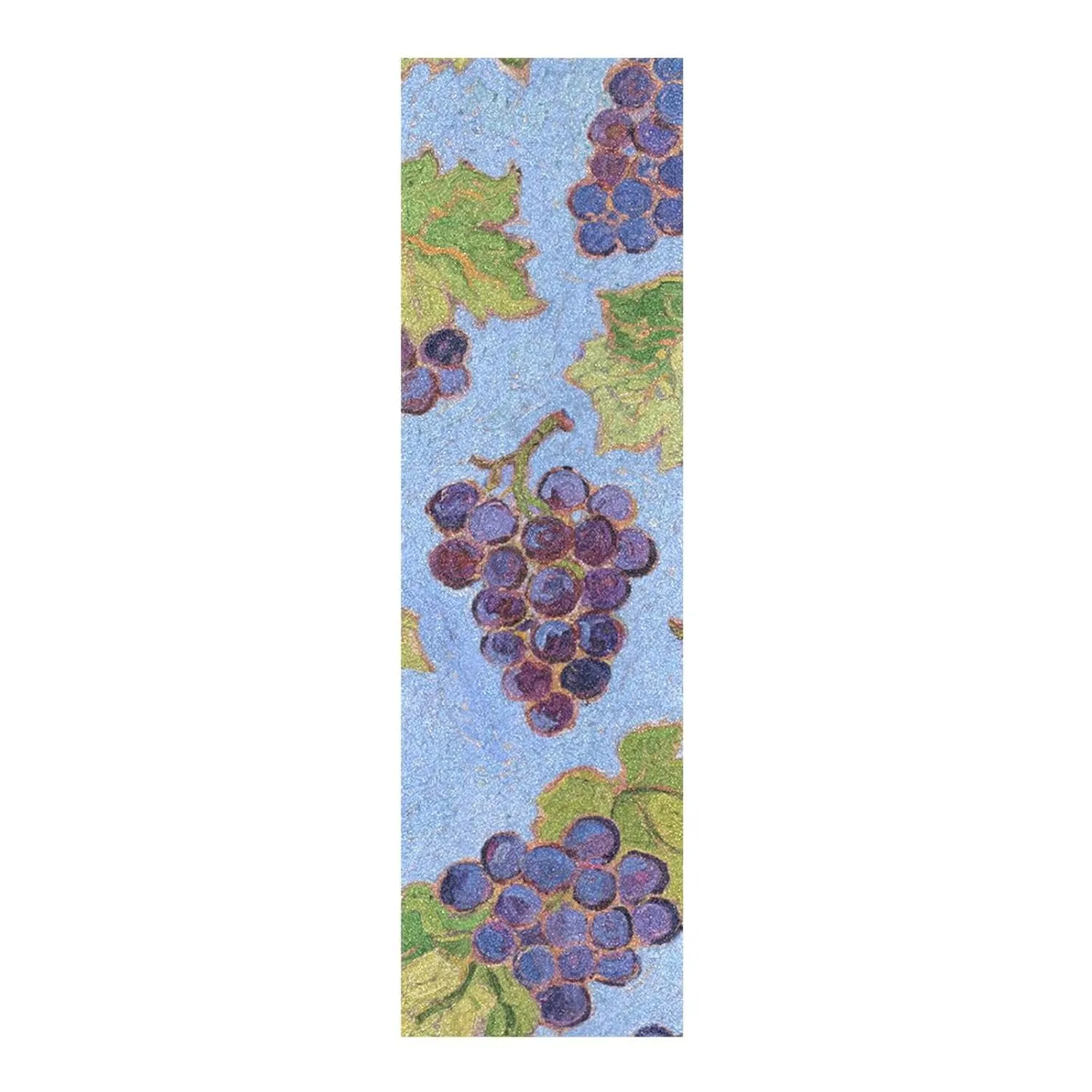 Grape Fruit Blue Art Painting Designed Grip Tape roll for Skateboards Decorative Waterproof Anti-Tearing Grip Tape Cruiser antiderrapante para Scooter 33×9 Inch