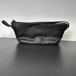 Gucci Black Leather Clutch Bag