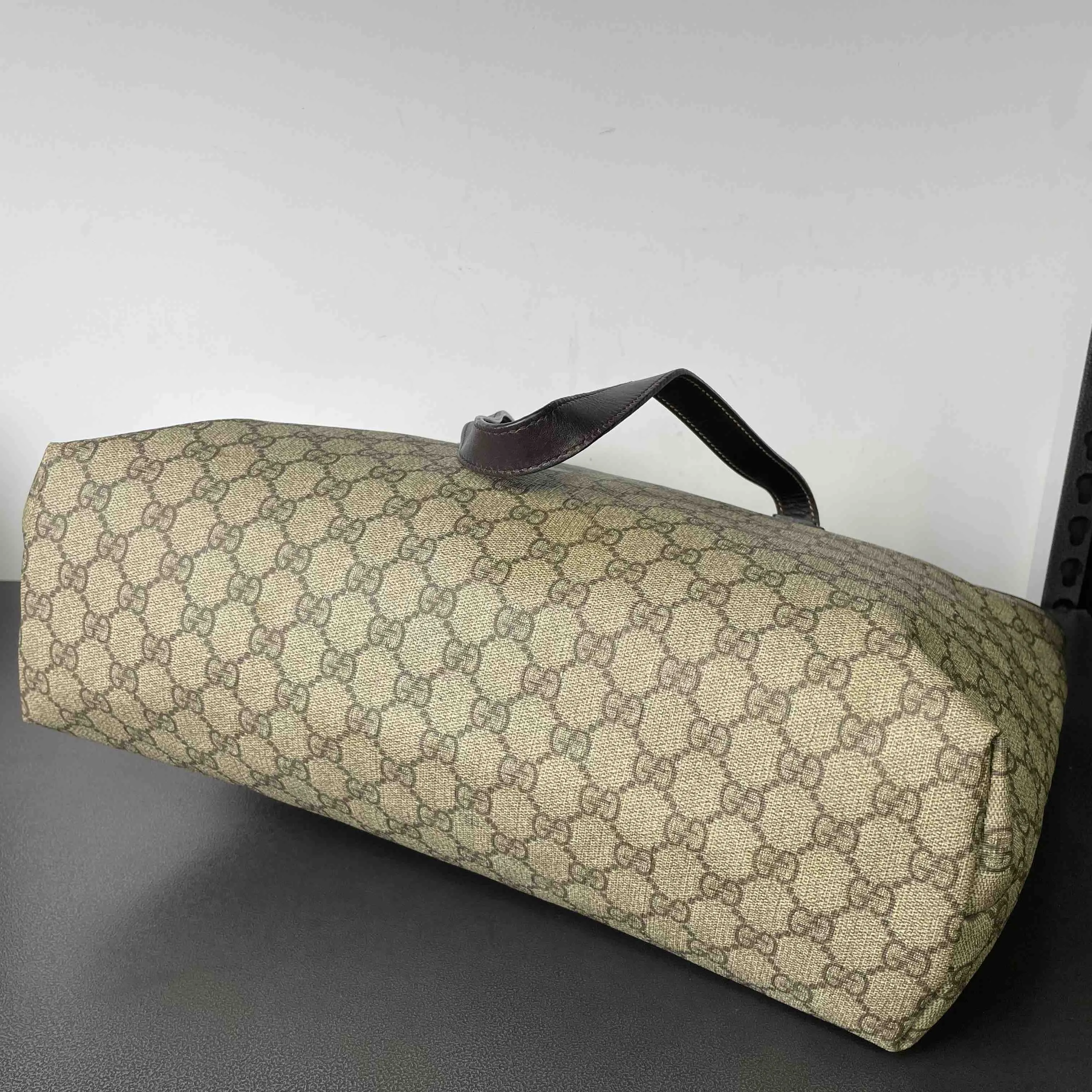 Gucci Monogram Beige Tote Bag