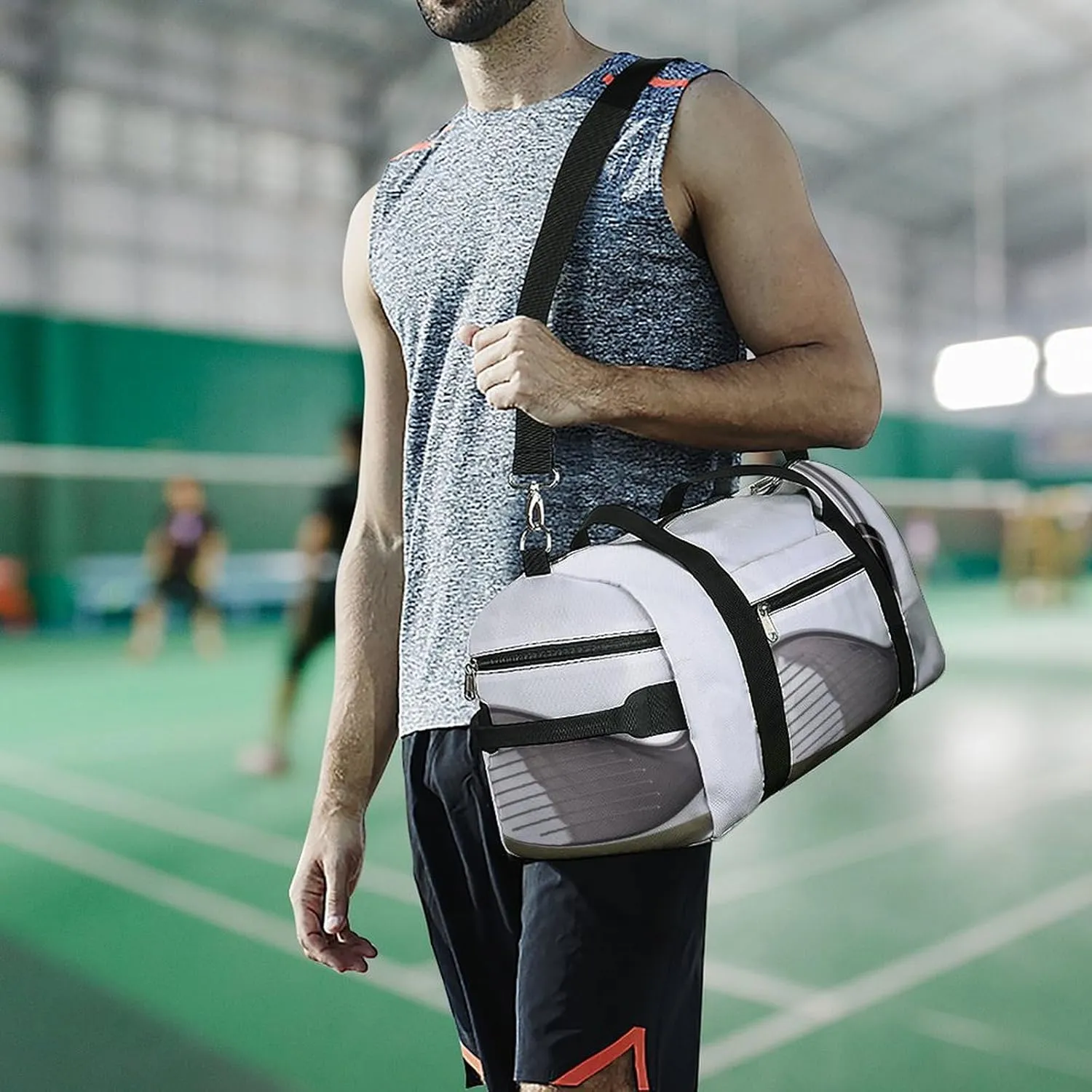 Gym Bag Golf Club Duffel Bag for Men Women Travel Overnight Bag with Shoe Compartment Workout Bags