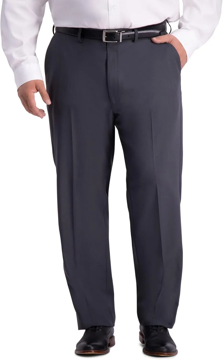 Haggar Men's Big and Tall Classic Fit Travel Performance Suit Seperates - Pant and Jacket