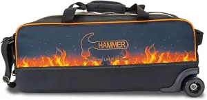 Hammer Dye Sub Triple Tote Bowling Bag - Flame