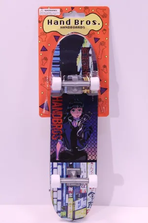 HANDBROS Handboard Skateboard 27cm 10.5 inch Tech Large Finger Board W/Grip 'HANIME'