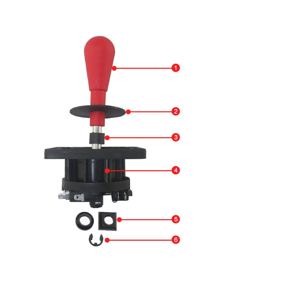 HAPP Competition Style Joystick 8 Way Arcade MAME JAMMA Multicade Machine