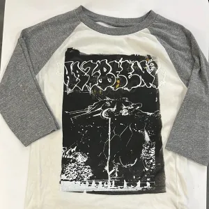 Hasbeenz Upcycled Raglan w/ Graffiti Art Graphic