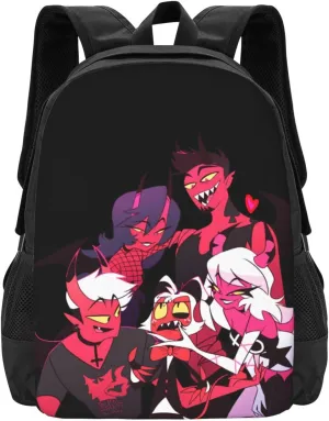 Helluva Comedy Boss Laptop Backpack Gym Bags Business Backpack Cool Travel Bags Unisex Adult Casual Daypack for Indoor Computer Bag