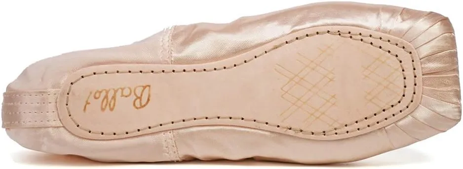 HIPPOSEUS Ballet Pointe Shoes for Women Girls Professional Ballet Dance Slippers with Ribbon