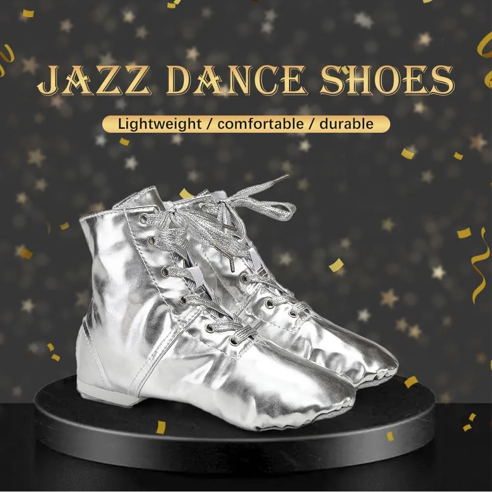 HIPPOSEUS Women Jazz Shoes Split Sole Dance Boots Ballet Dance Shoe for Men