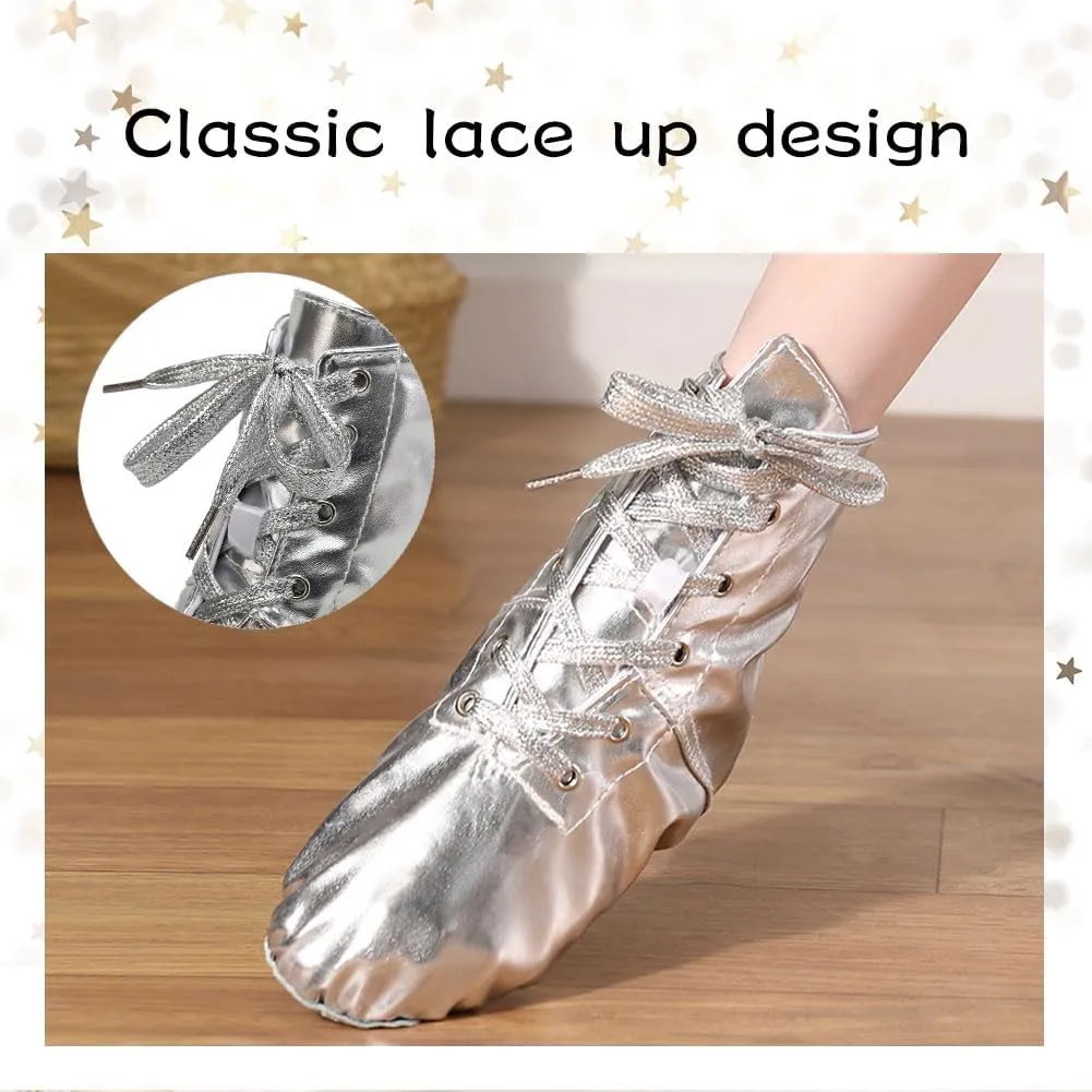 HIPPOSEUS Women Jazz Shoes Split Sole Dance Boots Ballet Dance Shoe for Men