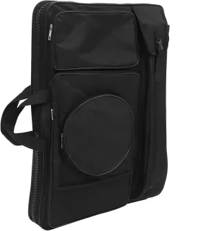 HOMSFOU Professional Artist Portfolio Backpack Bag Waterproof Sketching Board Case Large Compartment Art Supplies Storage