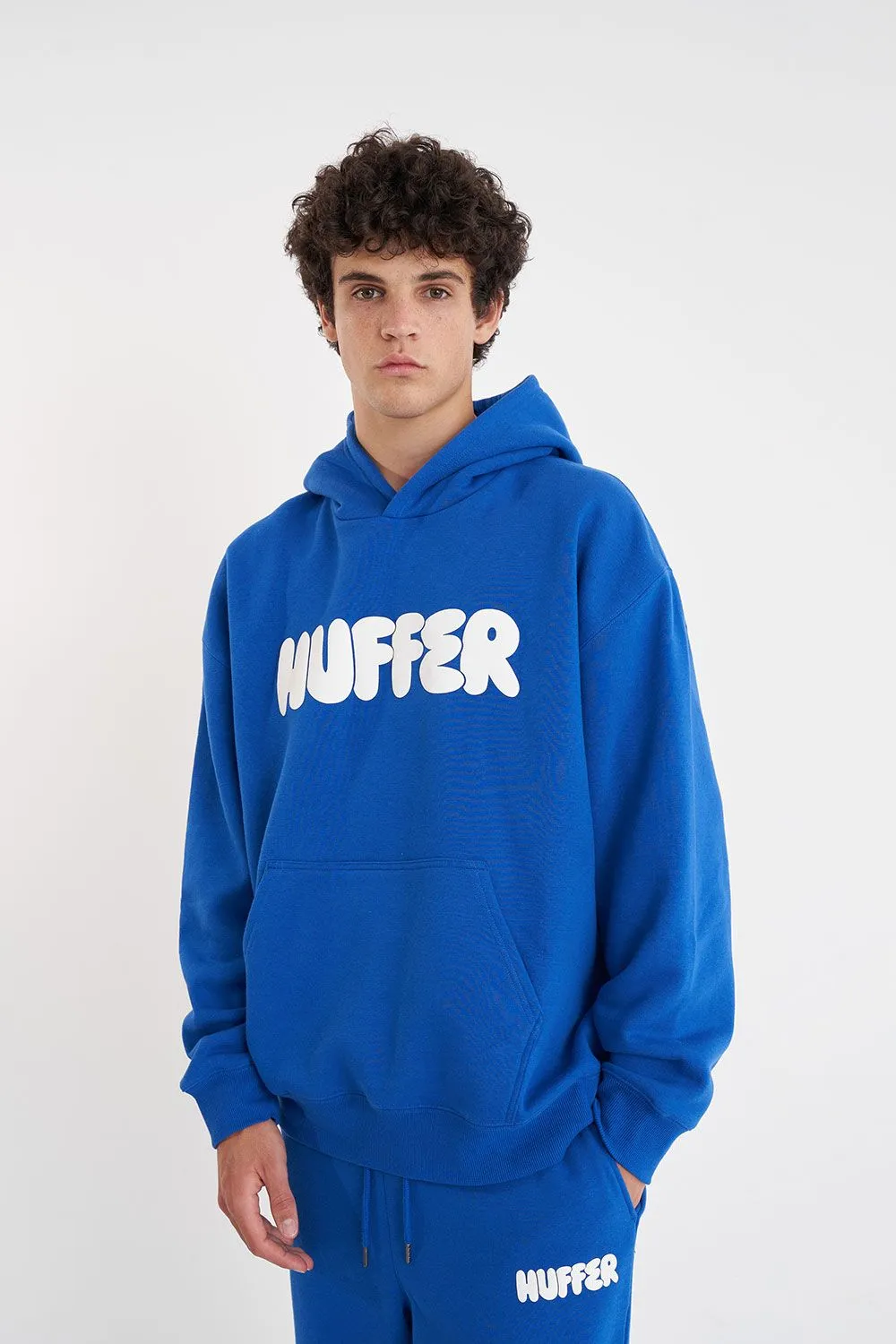 HUFFER MENS ARCADE HOOD/JUICY - COBALT