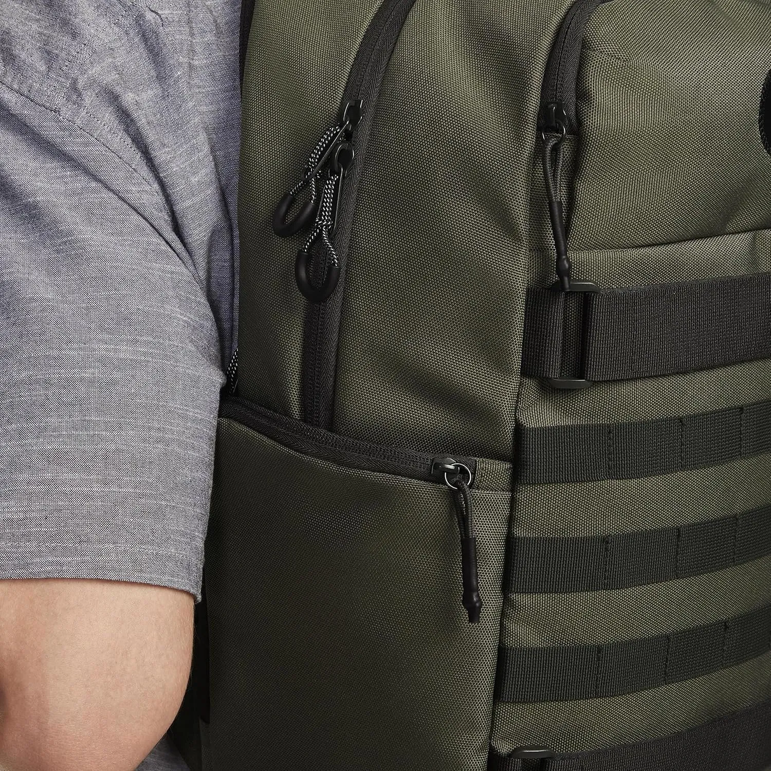 Hurley Mens Skateboard Backpack, Olive, One Size