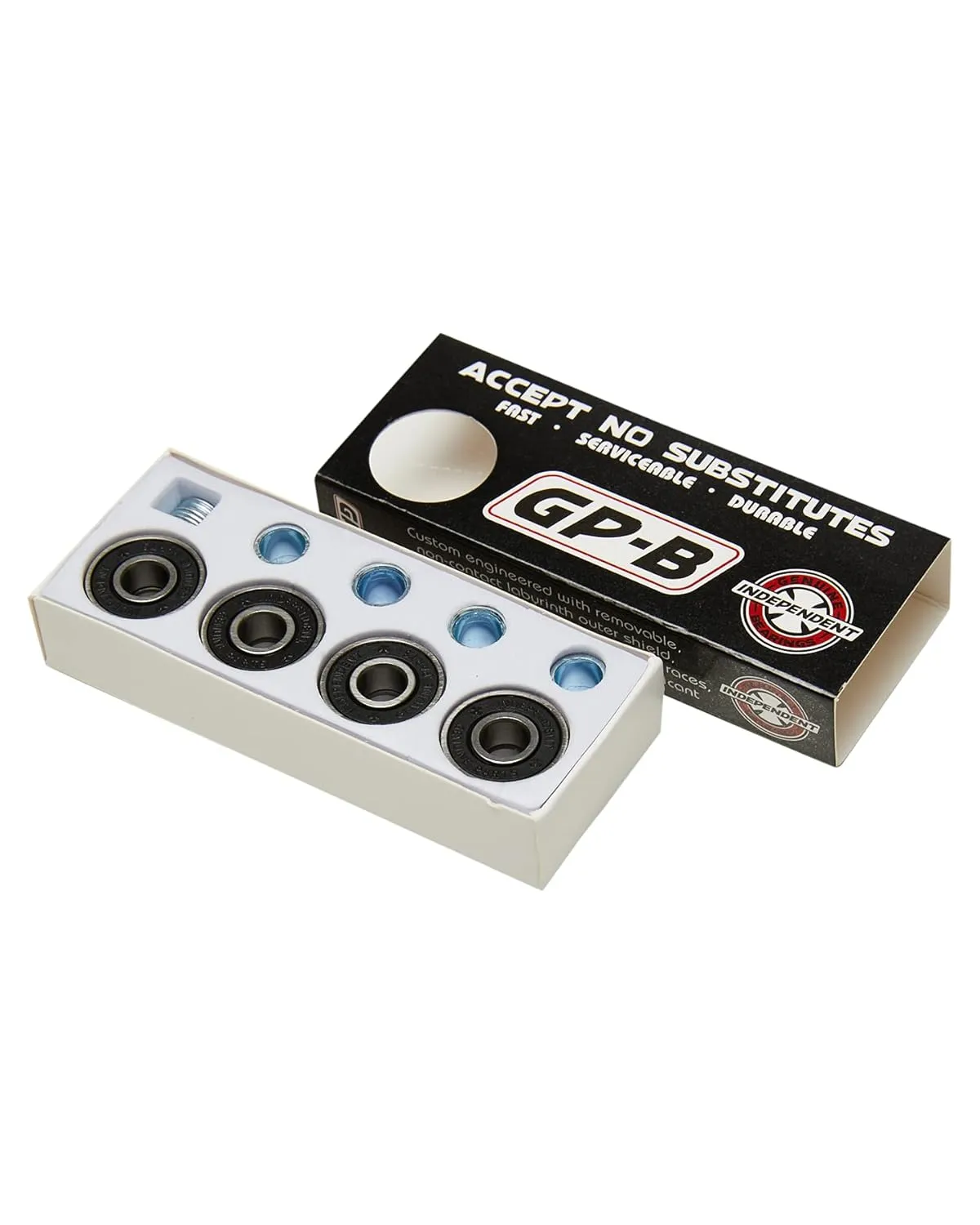 INDEPENDENT Genuine Parts GP-B Box/8 Skateboard Bearings, 1 Set