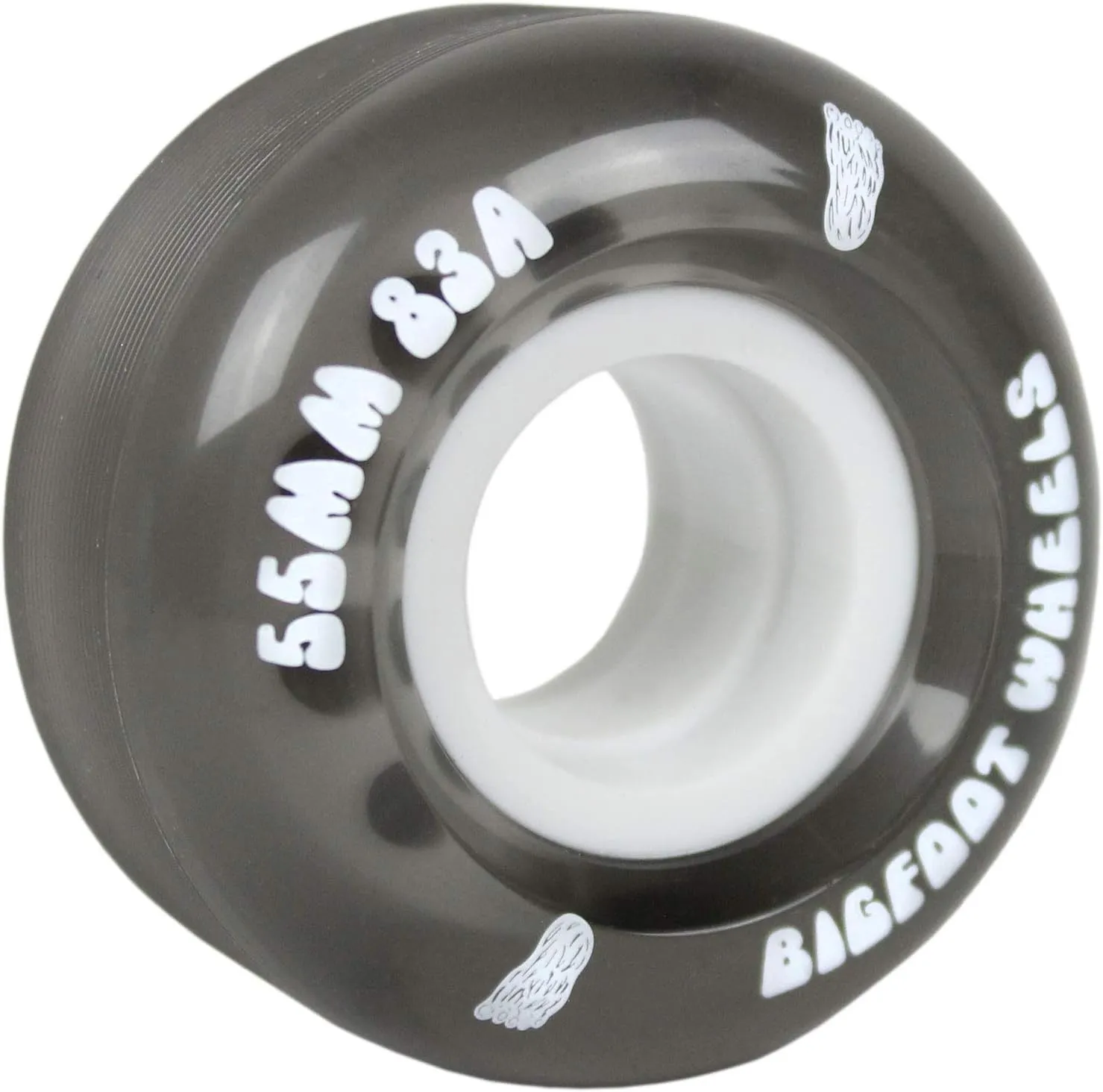 Independent Skateboard Trucks Package Kit with Bigfoot 55mm Soft 83A Wheels, Amp 5 Bearings, 1" Phillips Mounting Hardware, and 1/8" Risers