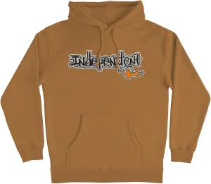 INDEPENDENT TRUCK COMPANY Heavyweight Pullover Hooded Sweatshirt Gonz Bar Skate Hoodie