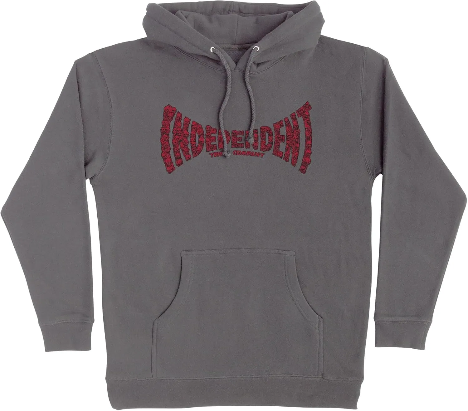 INDEPENDENT TRUCK COMPANY Pullover Hooded Sweatshirt Skull Span Skate Hoodie