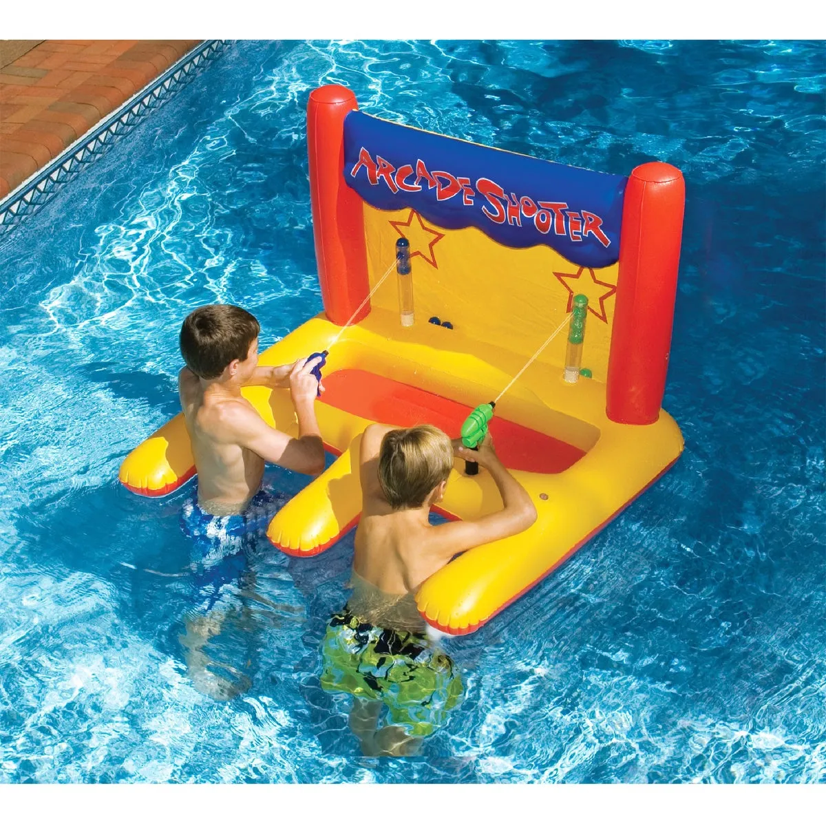 Inflatable Arcade Shooter Target Swimming Pool Game  45"