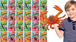 JA-RU Magic Grow Water Growing Toys (24 Units) Jumbo Growing Sea Creatures Toys for Kids. Water Expanding Bulk Ocean Themed Party Favors & Easter Basket Stuffers. 302-24p