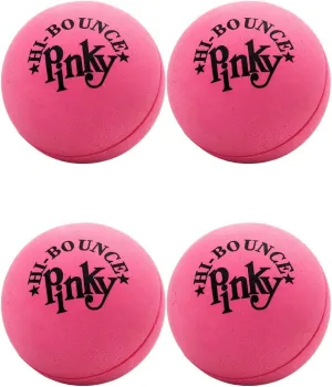 JA-RU Super Bounce Pinky Ball (4 Bouncy Balls) Outdoor Games & Indoor Playground Kids Toys. Massage Therapy Stress Balls. Sports Party Favors & Carnival Prizes in Bulk. 976-4A