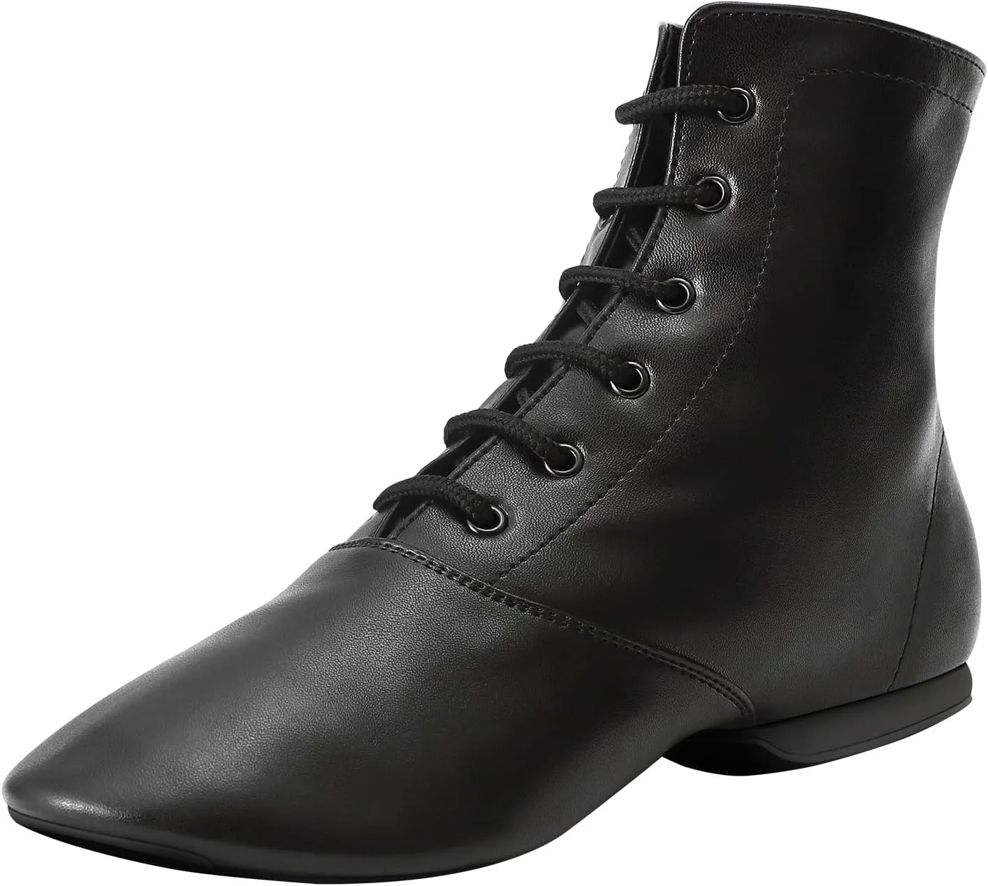Jazz Dance Boots Split Sole for Women and Men's Leather Dancing Shoes