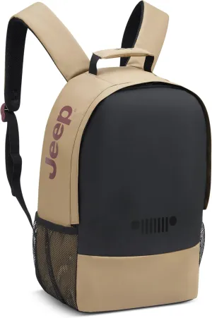 Jeep JS012C Travel Backpack, Warm Sand, 15.6" Laptop