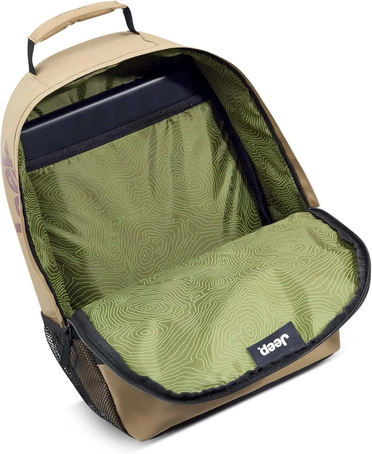Jeep JS012C Travel Backpack, Warm Sand, 15.6" Laptop