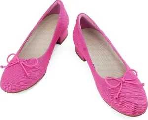 JENN ARDOR Womens Low Block Chunky Pumps Ladies Dress Heels Closed Round Toe Casual Office Shoes for Women Comfortable