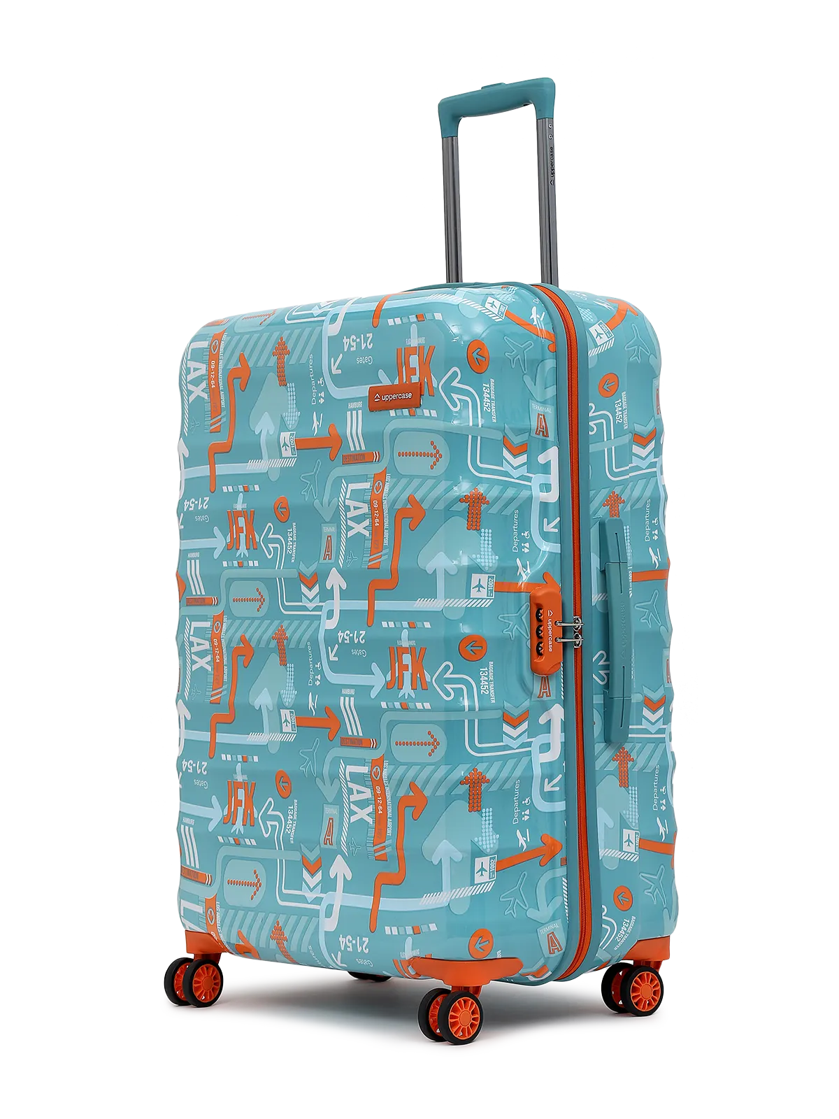 JFK Teal Blue Large Trolley