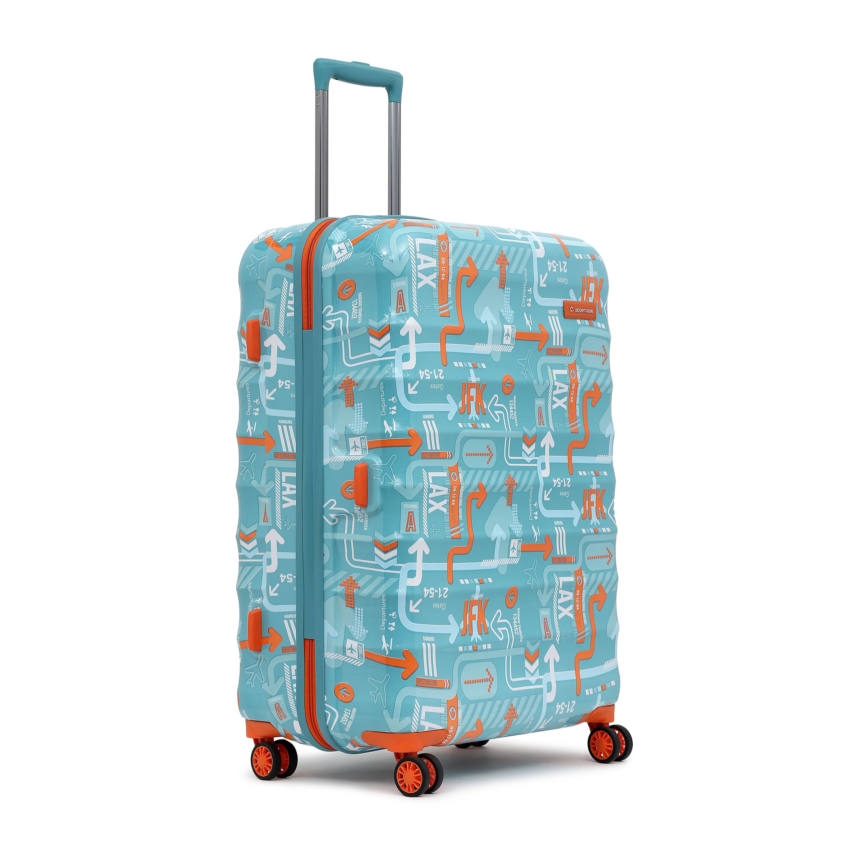 JFK Teal Blue Large Trolley
