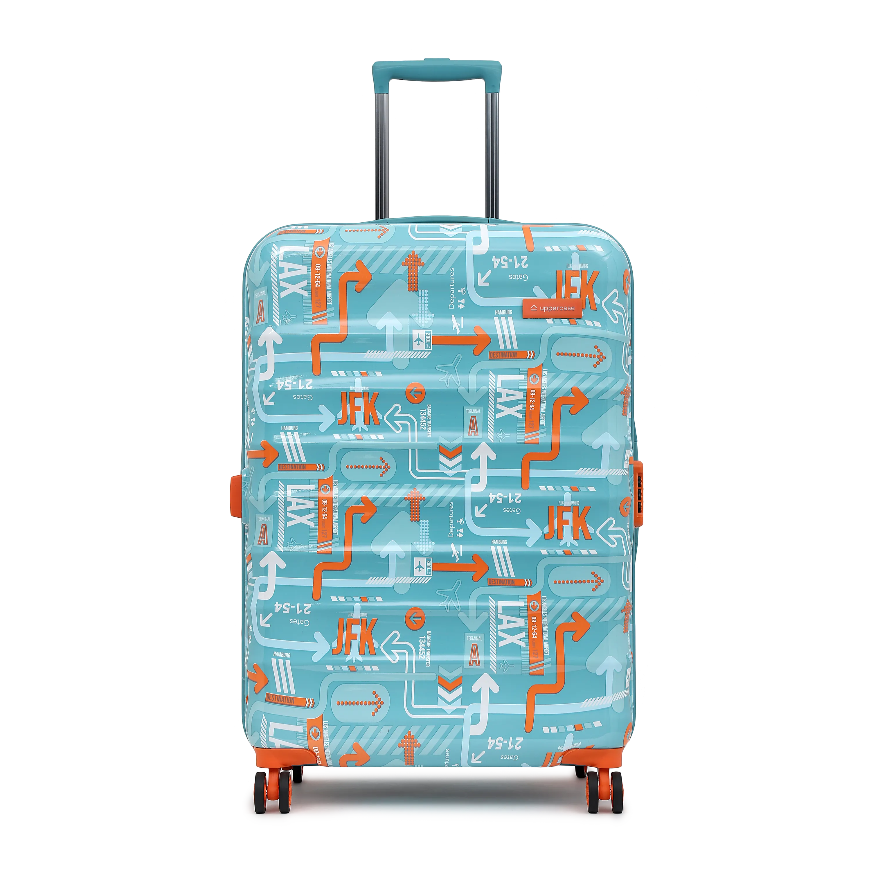 JFK Teal Blue Large Trolley