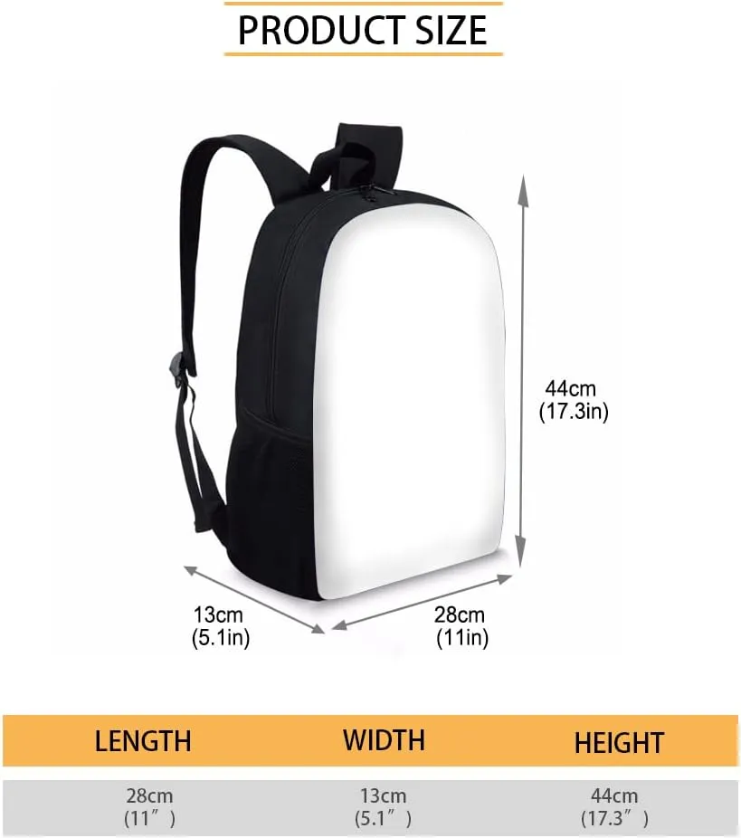 JooMeryer Kids Cool Wolf Backpack for Boys Mens Large Capacity Laptop Book Bags Knapsack Travel Daypack School Bag,Anger Yellow Wolf