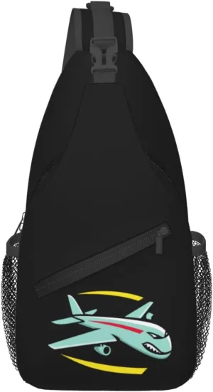 Jumbo Jet Crossbody Bags For Women Men Chest Backpack Gym Shoulder Bag Travel Outdoor Sports Casual Crossbody Bags