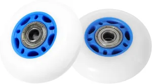 KAMIER Rip Stik 68mm x 24mm Wheels Replacement for Razor RipStik Ripster Ripsurf Caster Board RipRider FlashRider PowerRider 360 Caster Trike Kids Scooter Skateboarded CasterBoard Parts Blue (2 Pack)