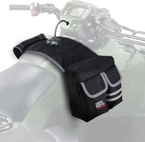 KEMIMOTO ATV Tank Bag Water-resistant Warm Cooler All Terrain Vehicles Accessories Motorcycle Saddle Bag Compatible with Sportsman Scrambler FourTrax Grizzly Snowmobile Bicycle