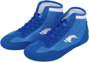 Kids School Wrestling Shoes Boys Girls Boxing Shoes Fitness Sneakers High Top Wrestling Training Shoes Boots Anti