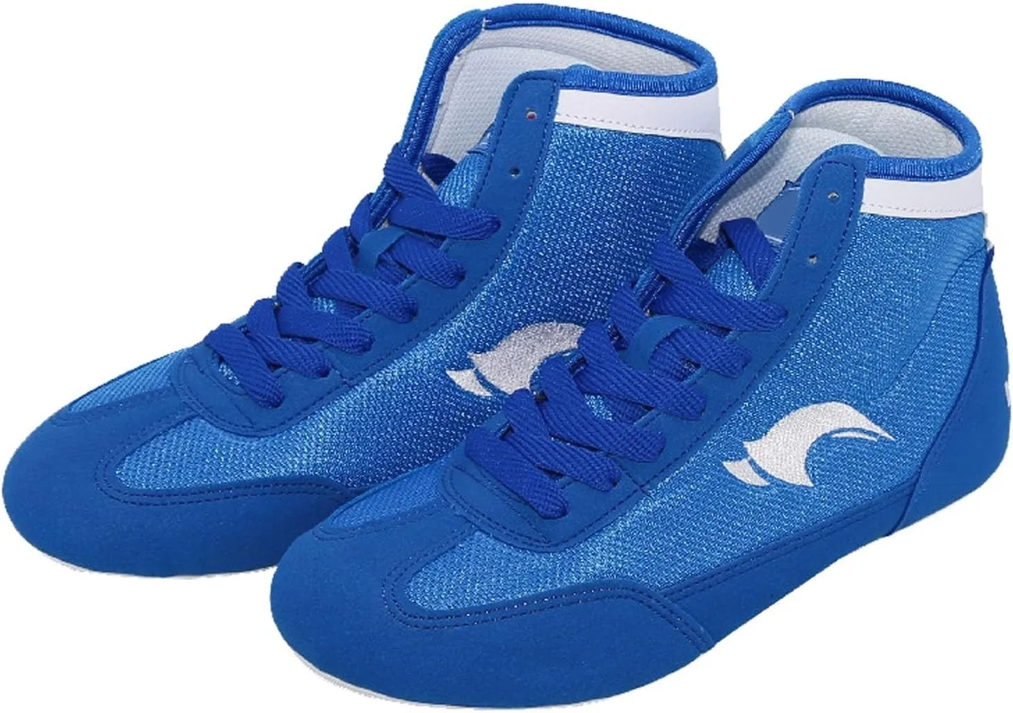 Kids School Wrestling Shoes Boys Girls Boxing Shoes Fitness Sneakers High Top Wrestling Training Shoes Boots Anti