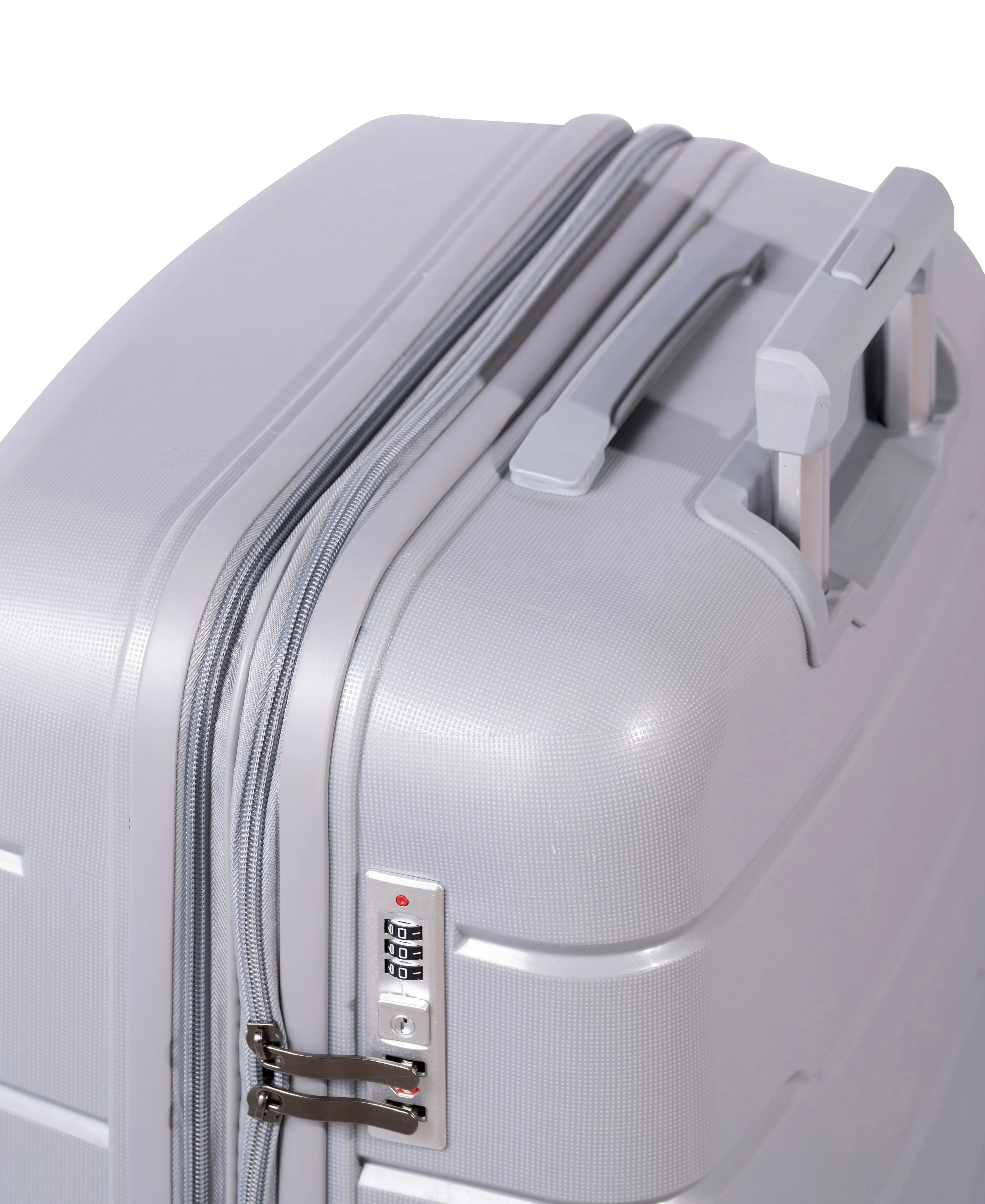 KILIMANJARO - Complete Luggage Set 3 Piece -UNBREAKABLE PP(Silver)