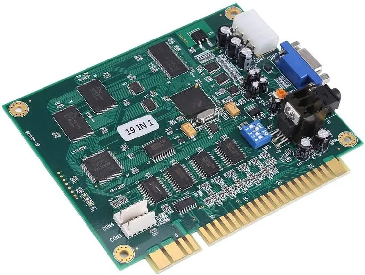 KOOBOOK 1Pcs Multi Classic 19 in 1 Multicade Arcade Multigame Jamma PCB Board Multiple Arcade Games Video Board
