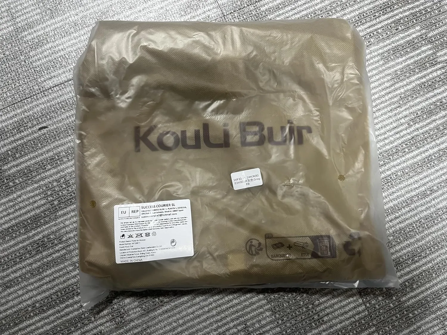 KouLi Buir Crossbody Purses for Women - PU Leather Shoulder Handbags Sling Bag Crossboby Bags Medium Multi Pockets