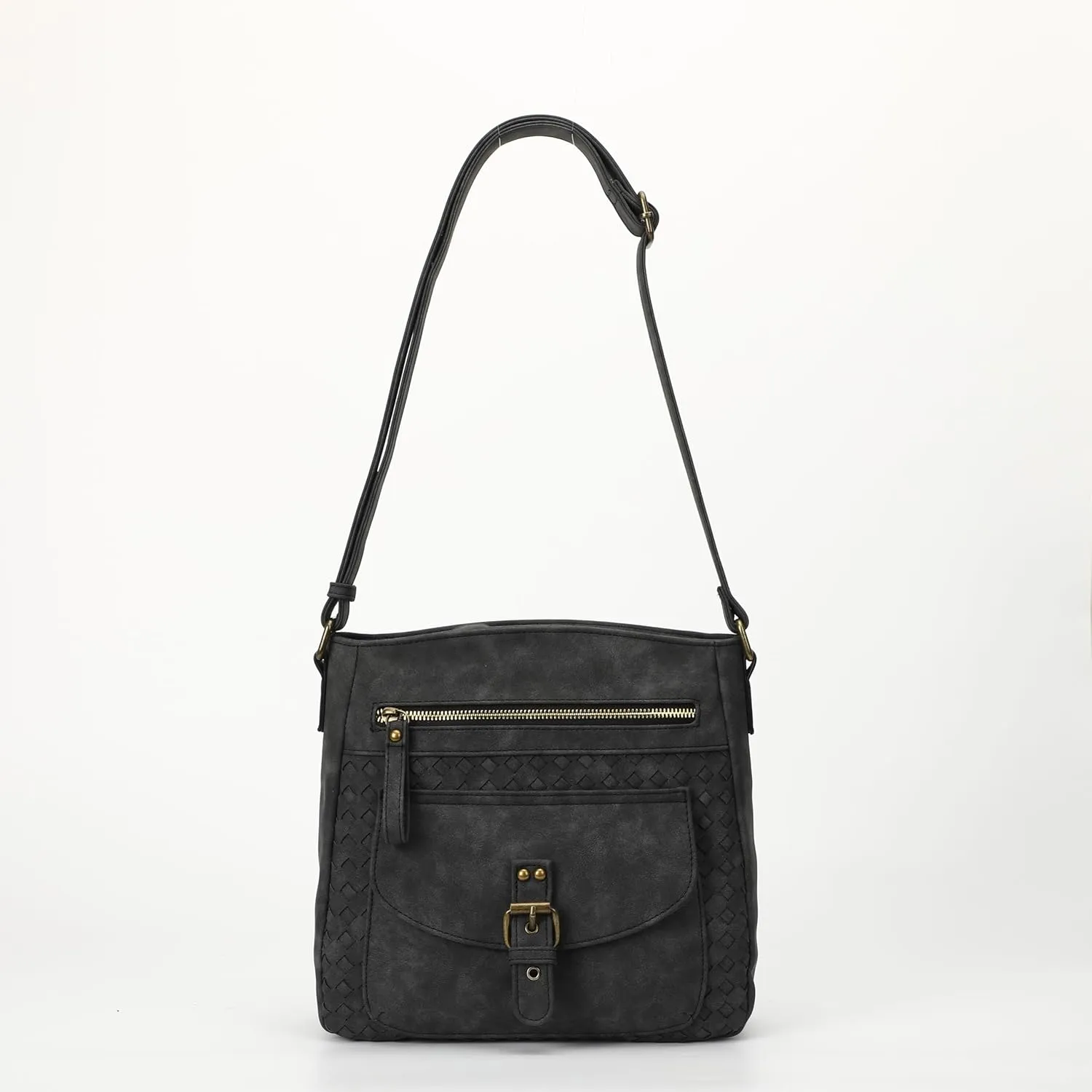 KouLi Buir Crossbody Purses for Women - PU Leather Shoulder Handbags Sling Bag Crossboby Bags Medium Multi Pockets
