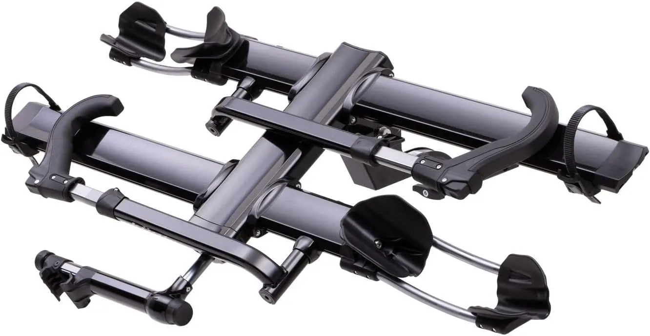 KUAT NV 2.0-1.25" - 2-Bike Hitch Rack | Robust 2-Bike Rack with Trail Doc for Riders & Cyclists | Rugged All-Metal Construction | E-Bike Compatible | Easy Installation | Built for The Long Haul